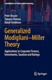 Couverture_Generalized Modigliani-Miller Theory
