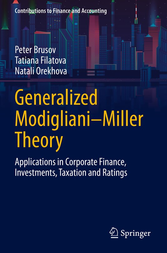 Couverture_Generalized Modigliani-Miller Theory