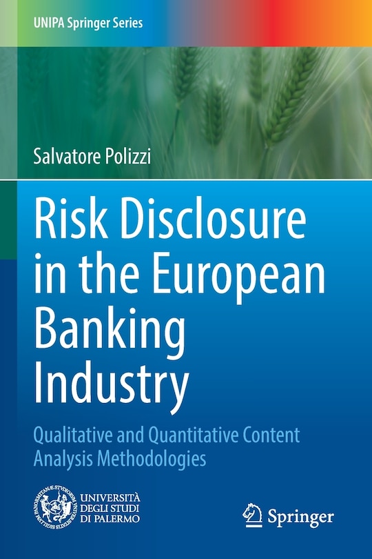 Front cover_Risk Disclosure in the European Banking Industry