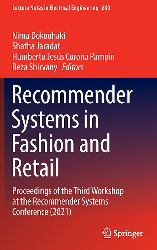 Couverture_Recommender Systems in Fashion and Retail