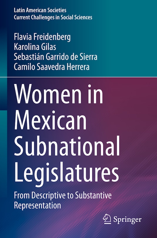 Couverture_Women in Mexican Subnational Legislatures