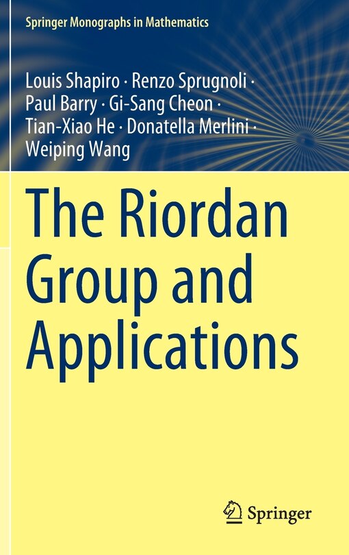 Front cover_The Riordan Group And Applications