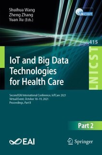 Couverture_IoT and Big Data Technologies for Health Care