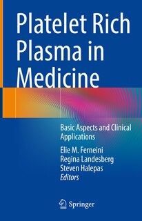 Couverture_Platelet Rich Plasma in Medicine