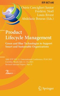 Front cover_Product Lifecycle Management. Green and Blue Technologies to Support Smart and Sustainable Organizations