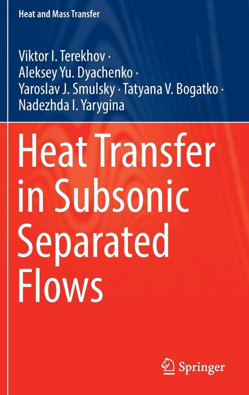 Couverture_Heat Transfer In Subsonic Separated Flows