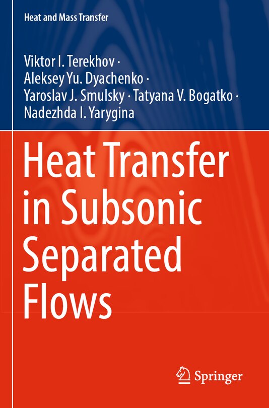 Couverture_Heat Transfer in Subsonic Separated Flows