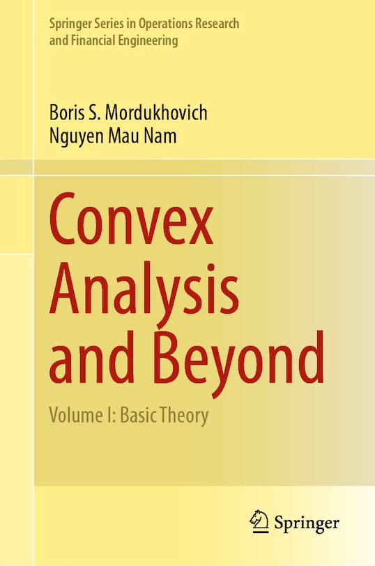 Couverture_Convex Analysis And Beyond