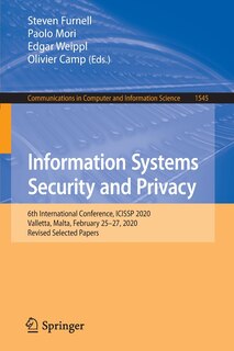 Front cover_Information Systems Security and Privacy