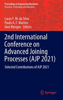 Couverture_2nd International Conference On Advanced Joining Processes (ajp 2021)