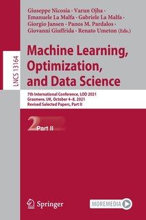 Front cover_Machine Learning, Optimization, and Data Science