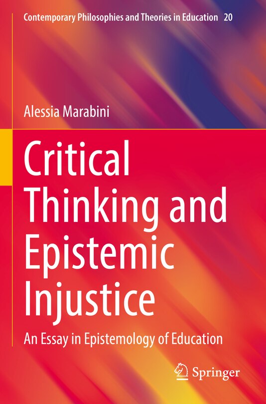 Couverture_Critical Thinking and Epistemic Injustice