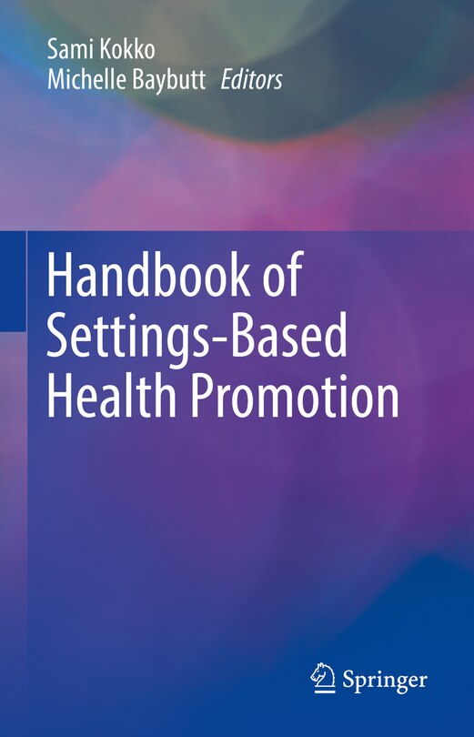 Couverture_Handbook Of Settings-based Health Promotion