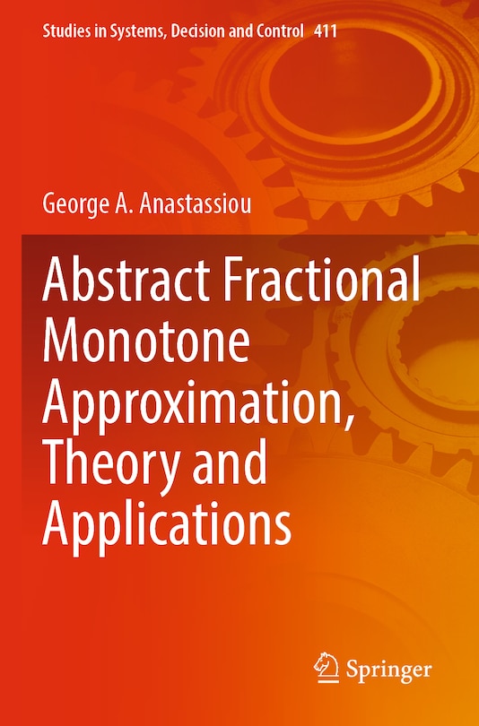 Couverture_Abstract Fractional Monotone Approximation, Theory and Applications