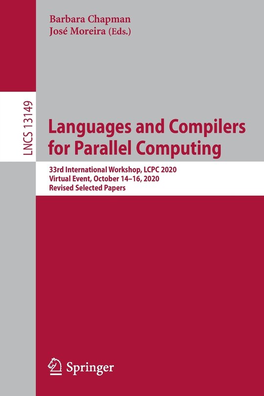 Front cover_Languages And Compilers For Parallel Computing