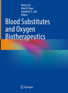 Couverture_Blood Substitutes And Oxygen Biotherapeutics