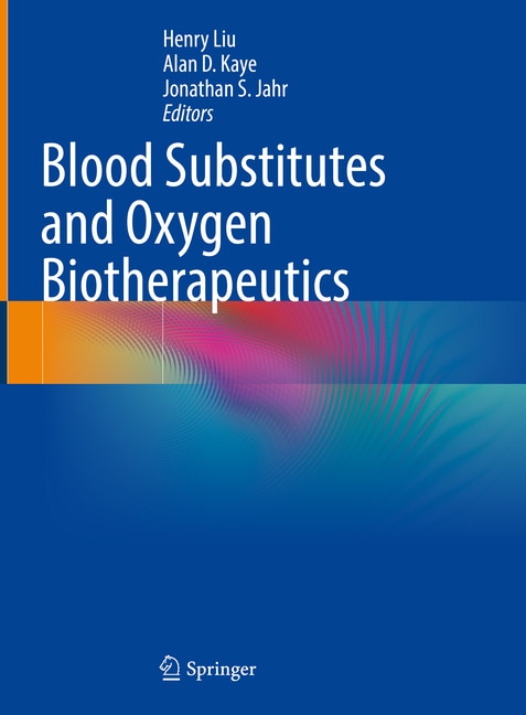 Couverture_Blood Substitutes And Oxygen Biotherapeutics