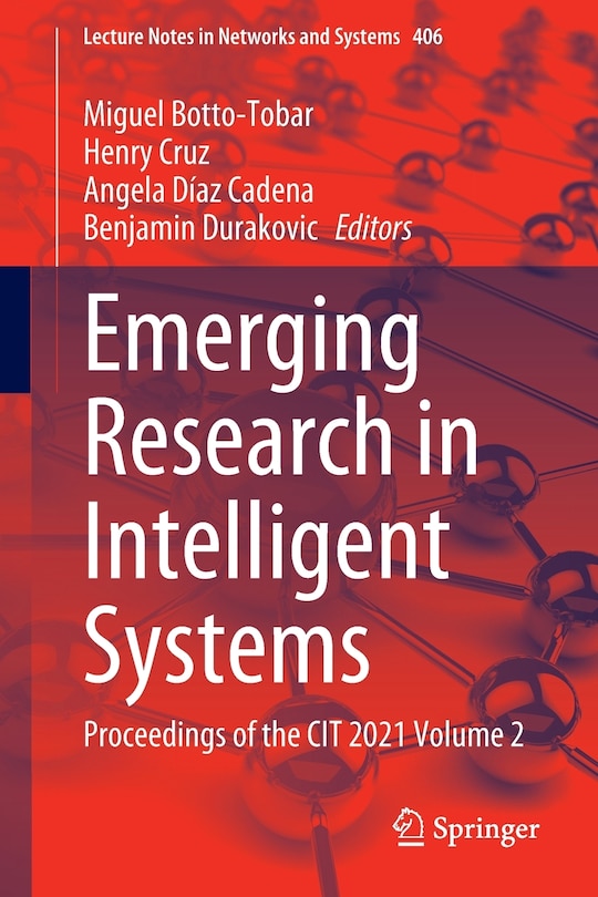 Front cover_Emerging Research In Intelligent Systems