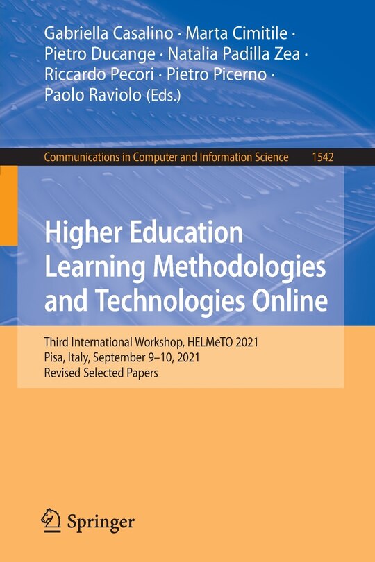 Couverture_Higher Education Learning Methodologies and Technologies Online