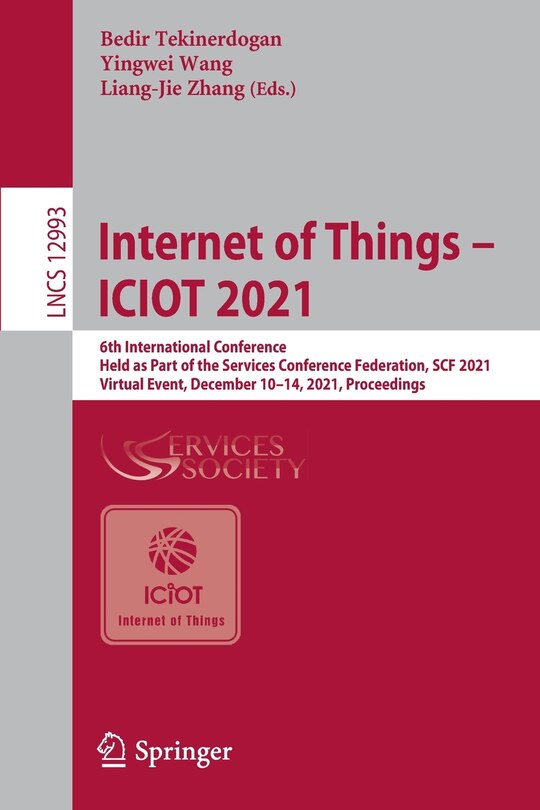 Couverture_Internet of Things - ICIOT 2021