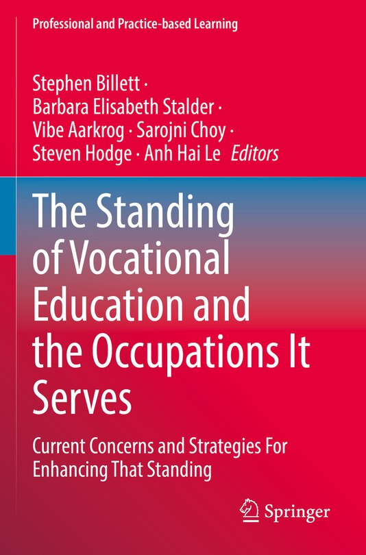 Couverture_The Standing of Vocational Education and the Occupations It Serves