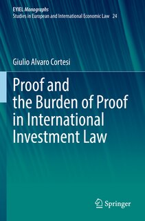 Couverture_Proof and the Burden of Proof in International Investment Law