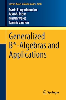 Couverture_Generalized B*-algebras And Applications