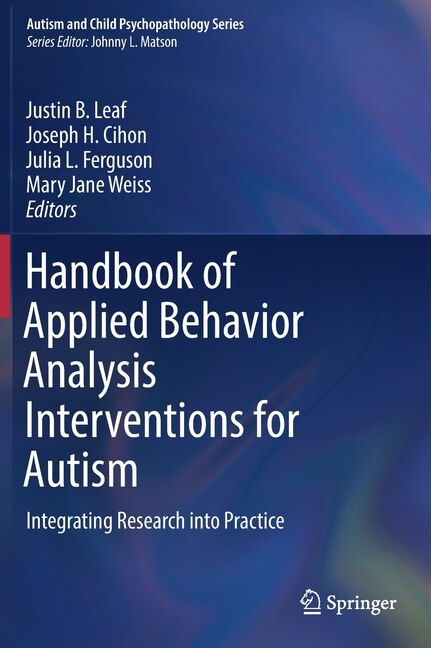 Couverture_Handbook Of Applied Behavior Analysis Interventions For Autism