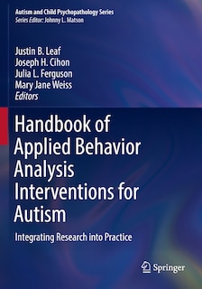 Couverture_Handbook of Applied Behavior Analysis Interventions for Autism