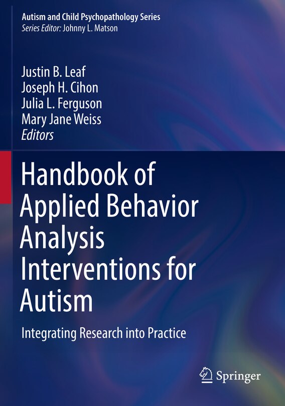 Couverture_Handbook of Applied Behavior Analysis Interventions for Autism