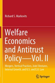 Front cover_Welfare Economics and Antitrust Policy - Vol. II