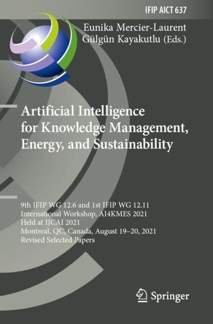 Couverture_Artificial Intelligence for Knowledge Management, Energy, and Sustainability