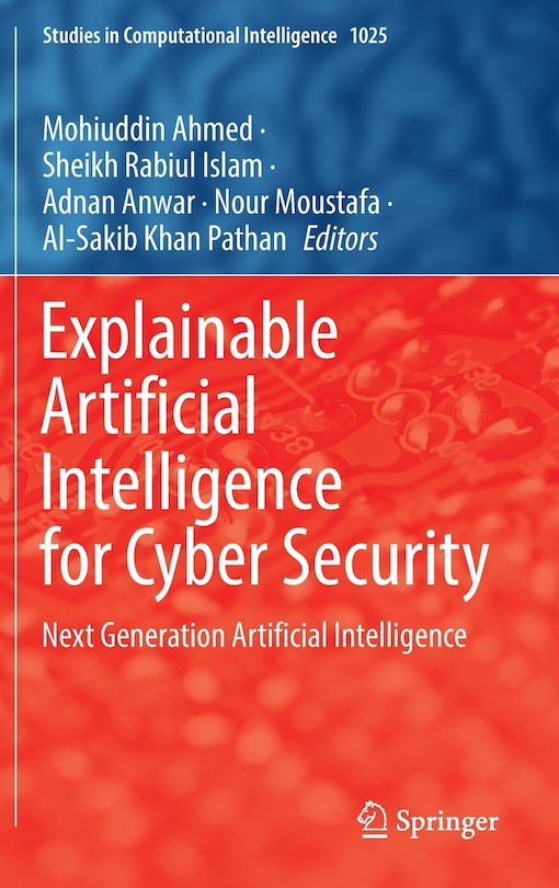 Couverture_Explainable Artificial Intelligence For Cyber Security