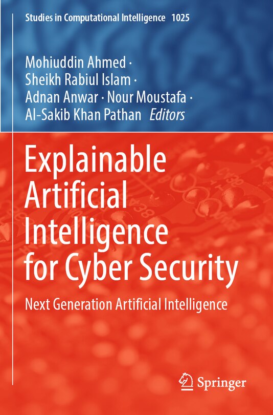 Front cover_Explainable Artificial Intelligence for Cyber Security