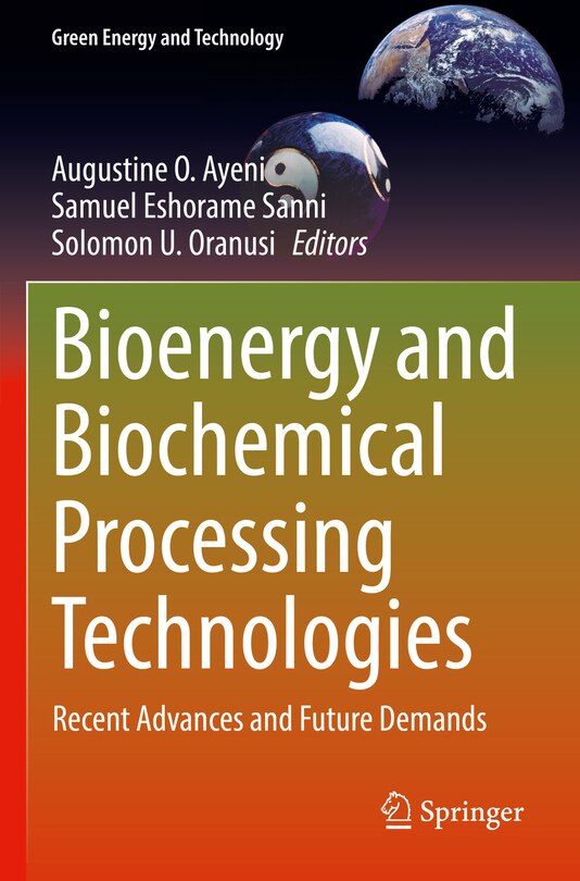 Front cover_Bioenergy and Biochemical Processing Technologies