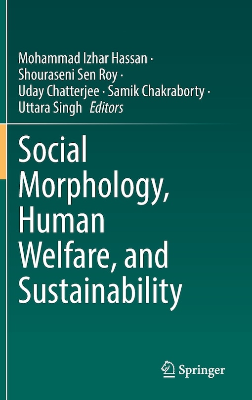 Couverture_Social Morphology, Human Welfare, And Sustainability
