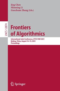 Couverture_Frontiers of Algorithmics