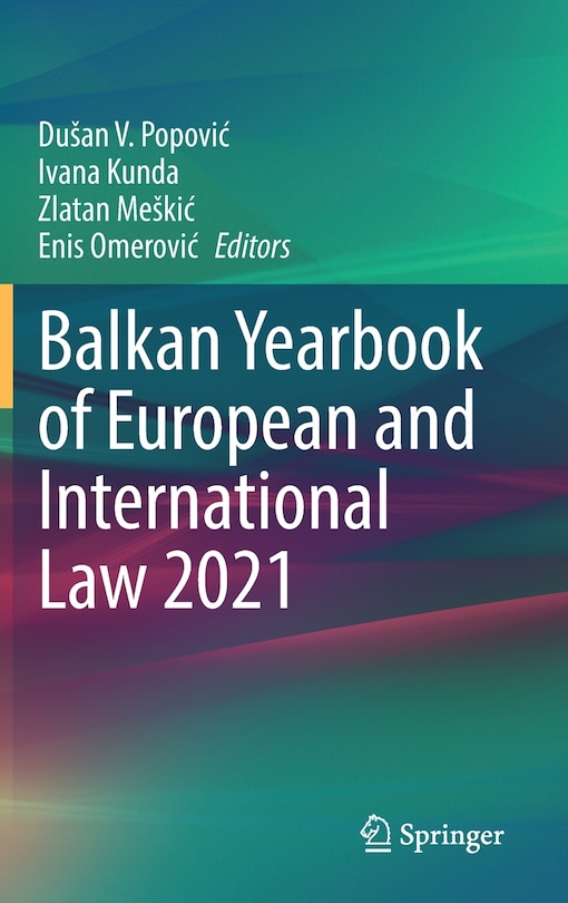 Front cover_Balkan Yearbook Of European And International Law 2021