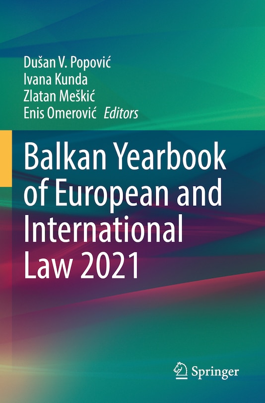 Front cover_Balkan Yearbook of European and International Law 2021