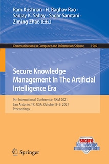 Couverture_Secure Knowledge Management In The Artificial Intelligence Era