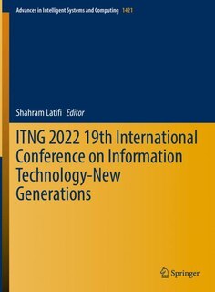 Front cover_Itng 2022 19th International Conference On Information Technology-new Generations