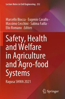 Front cover_Safety, Health and Welfare in Agriculture and Agro-food Systems