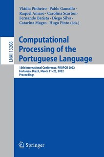Front cover_Computational Processing Of The Portuguese Language