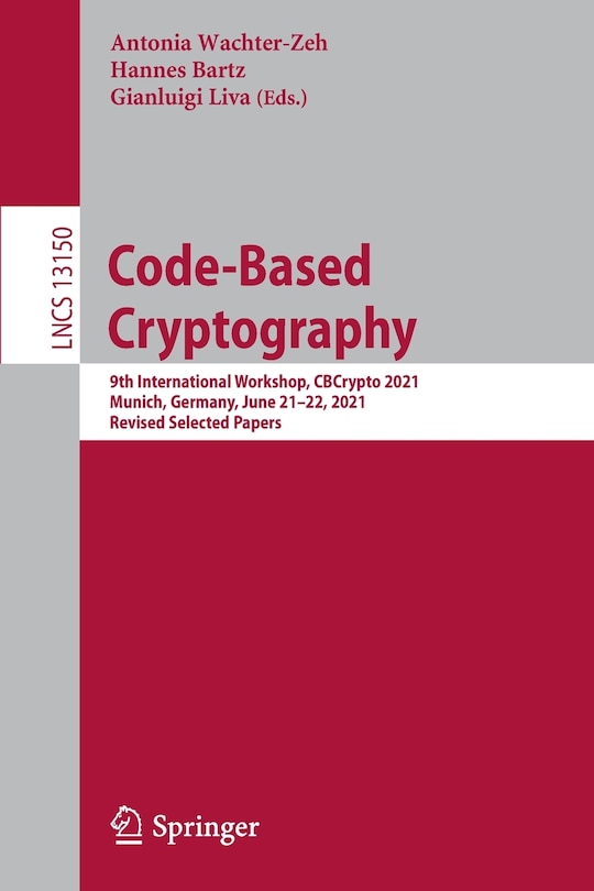 Front cover_Code-Based Cryptography