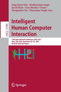 Front cover_Intelligent Human Computer Interaction