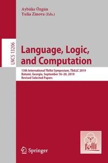 Front cover_Language, Logic, and Computation