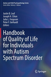 Couverture_Handbook Of Quality Of Life For Individuals With Autism Spectrum Disorder