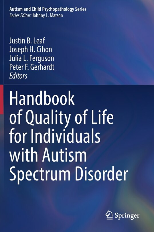 Couverture_Handbook Of Quality Of Life For Individuals With Autism Spectrum Disorder