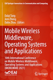 Couverture_Mobile Wireless Middleware, Operating Systems and Applications