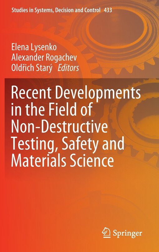 Front cover_Recent Developments in the Field of Non-Destructive Testing, Safety and Materials Science